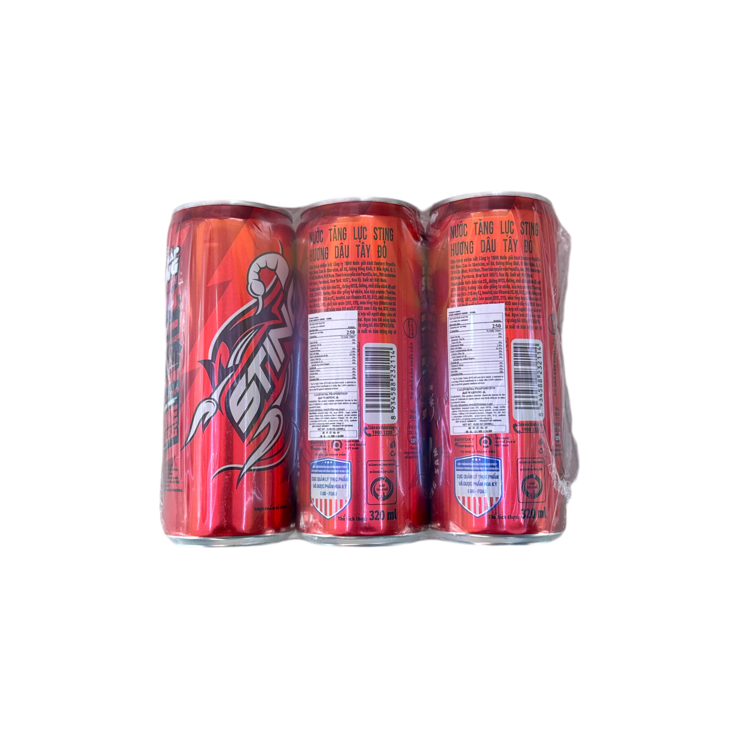 Strawberry Red Ginseng Tea 6x320ml