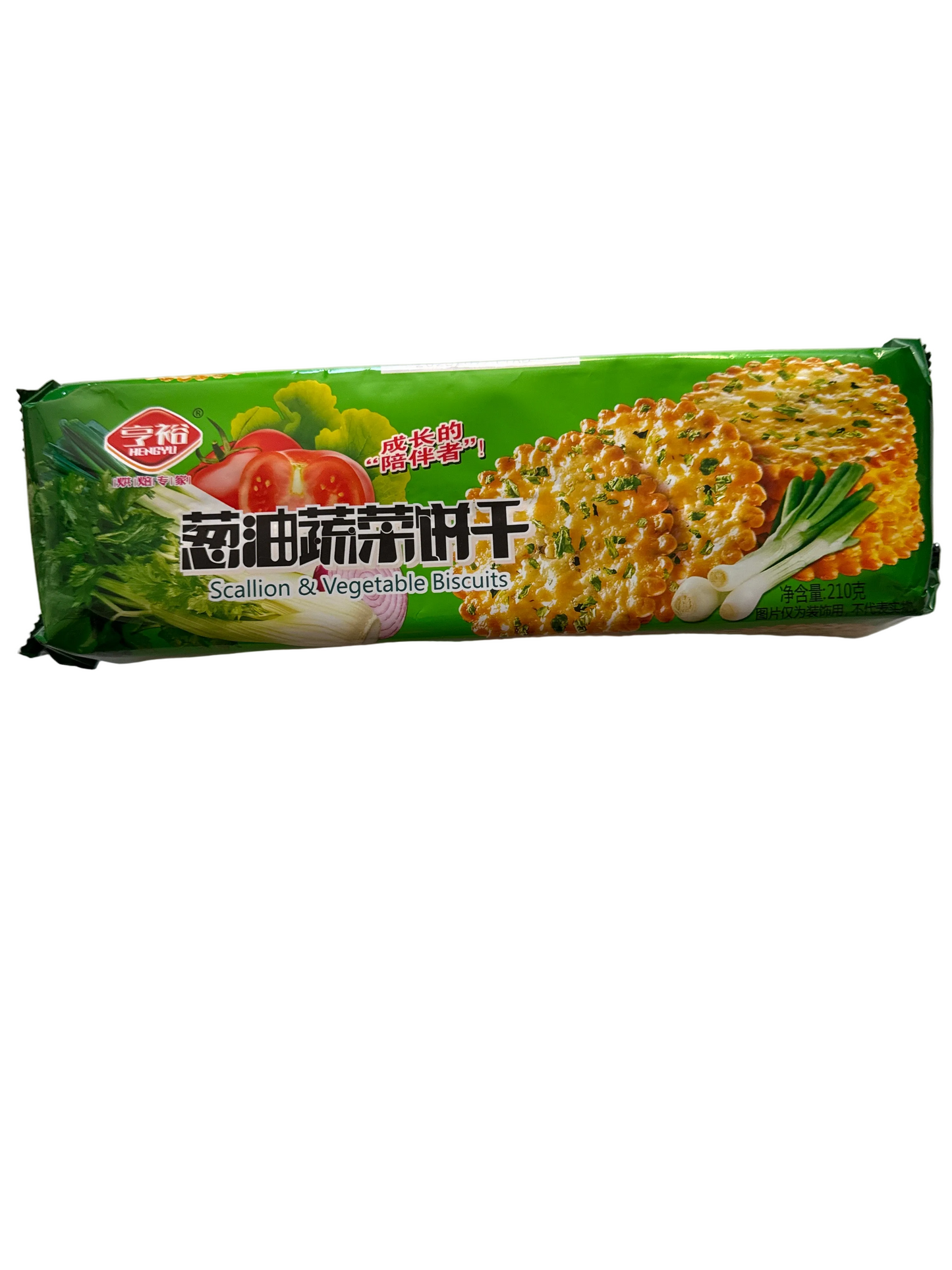 葱油疏菜饼干,210g