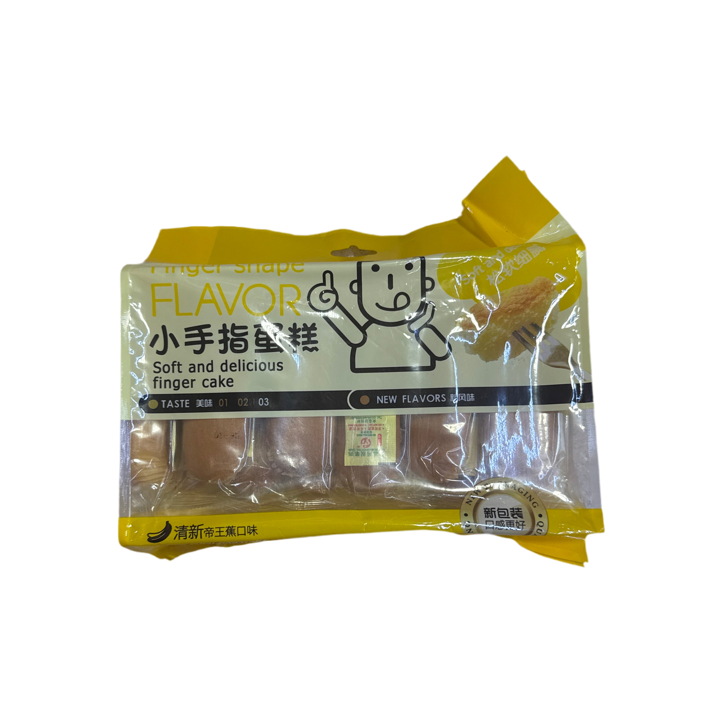 Haolili-Little Finger Banana Flavor Cake 350g