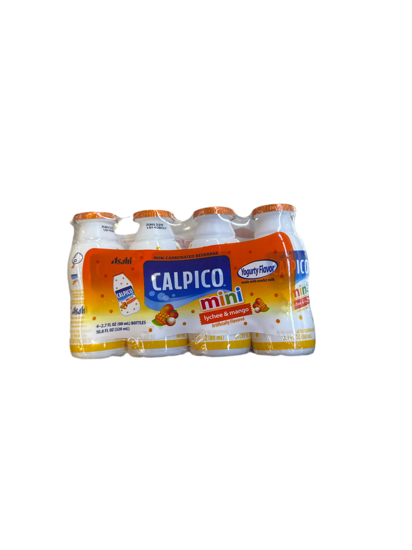 CALPICO - Probiotic Lychee and Mango Flavor 4 Bottles x 2 Packs