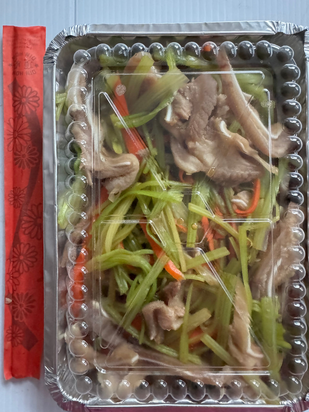1- Pig Ear Celery Salad, 1 box