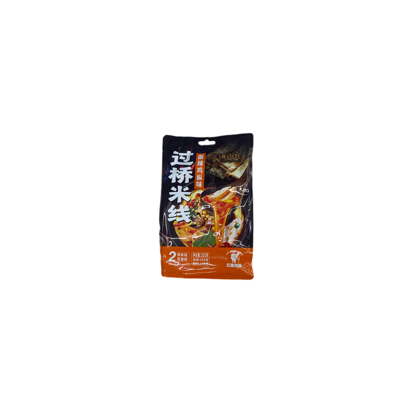 Dianxiaobao Crossing-the-Bridge Rice Noodles - Spicy Chicken Mushroom Flavor 275g