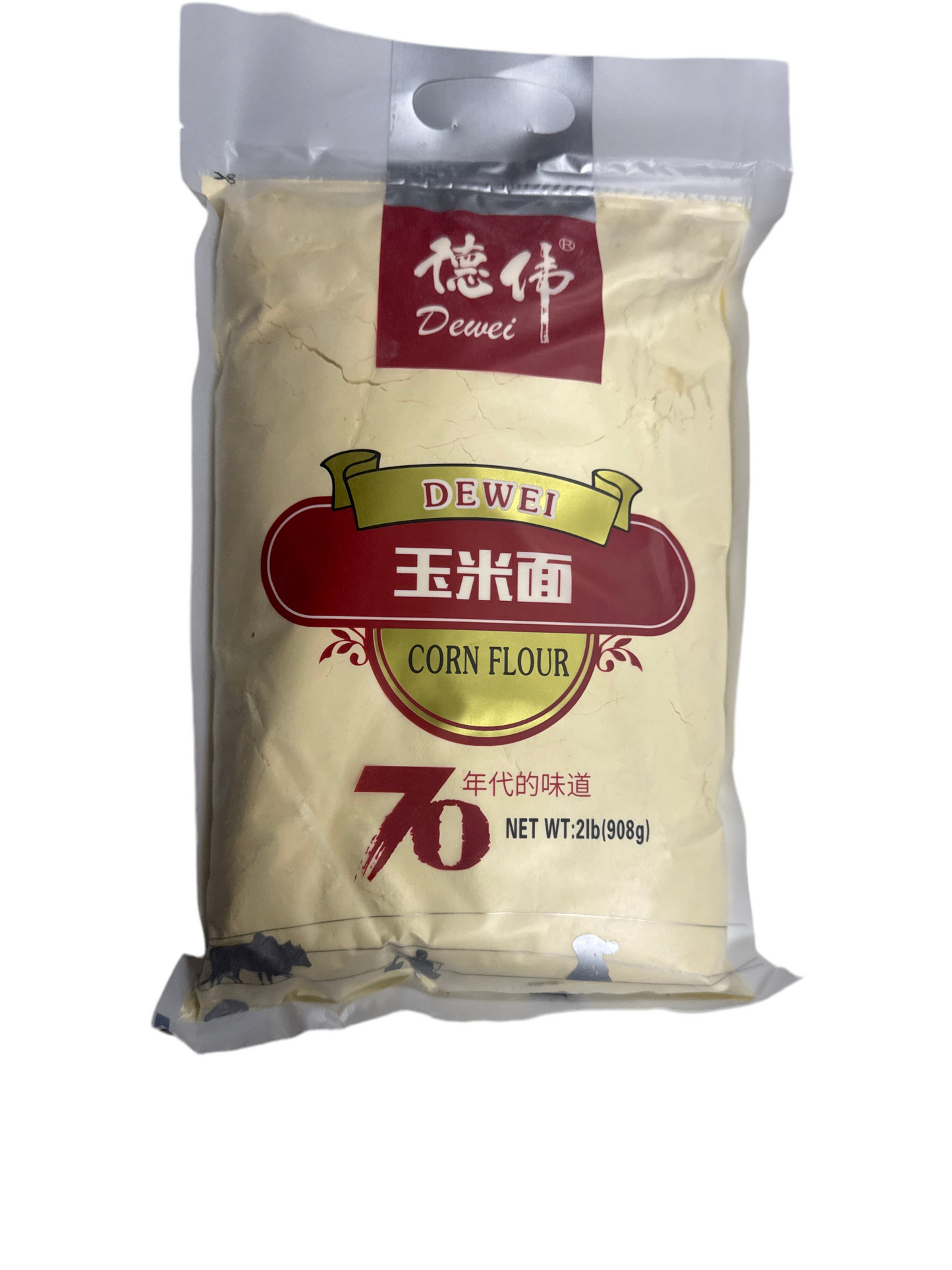 Dewei Cornmeal, 2 lbs/pack