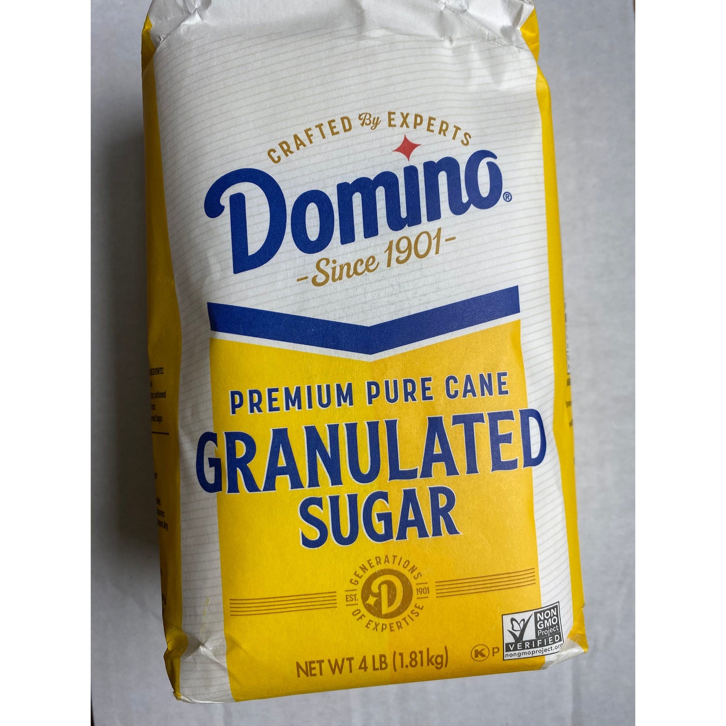 1-Domino White Sugar (4 lbs)