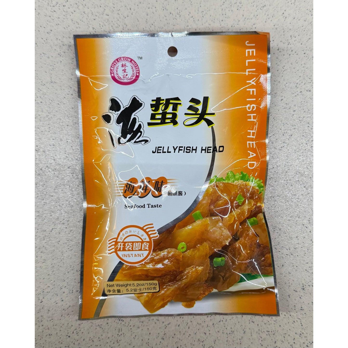 Lin Sheng Ji-Jellyfish Head (Seafood Flavor) 150g