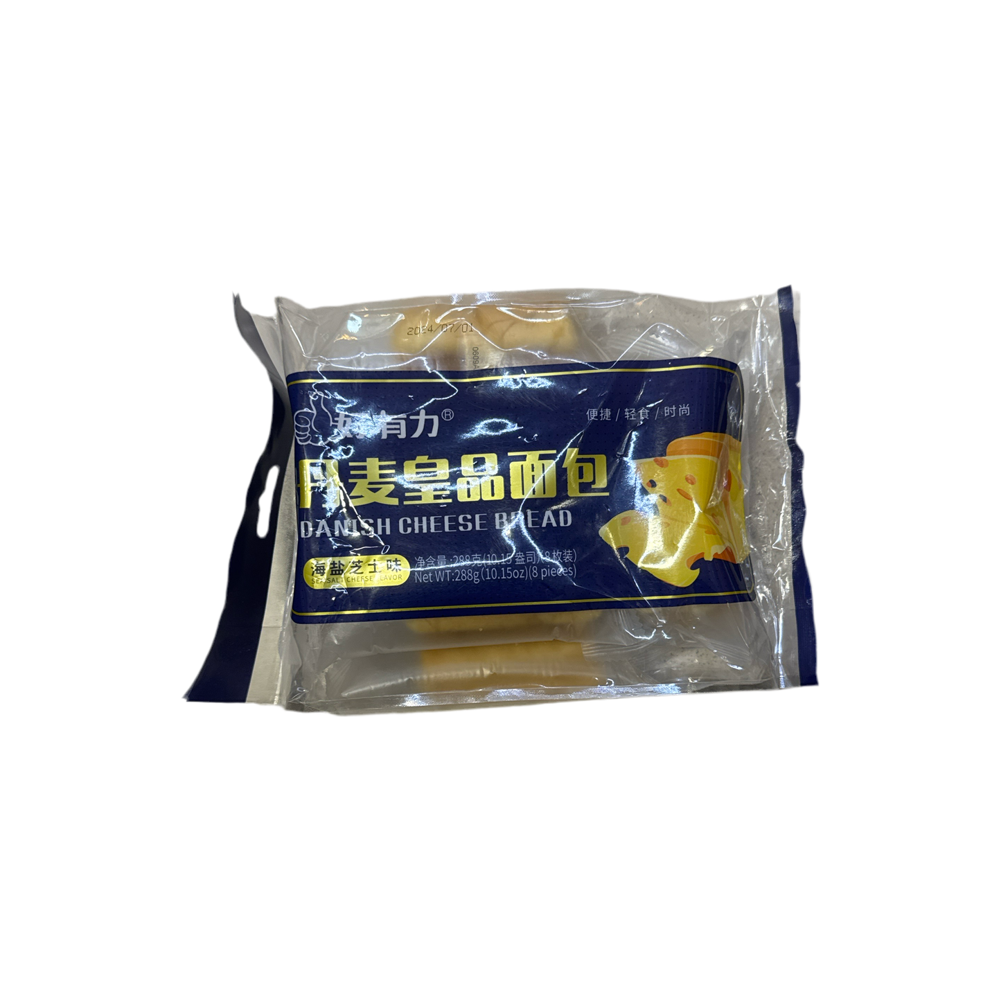 Haolili-Danish Royal Bread Sea Salt Cheese Flavor 288g