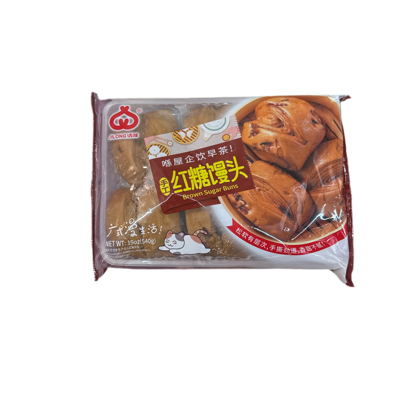 Jilong - Brown Sugar Steamed Buns 540g