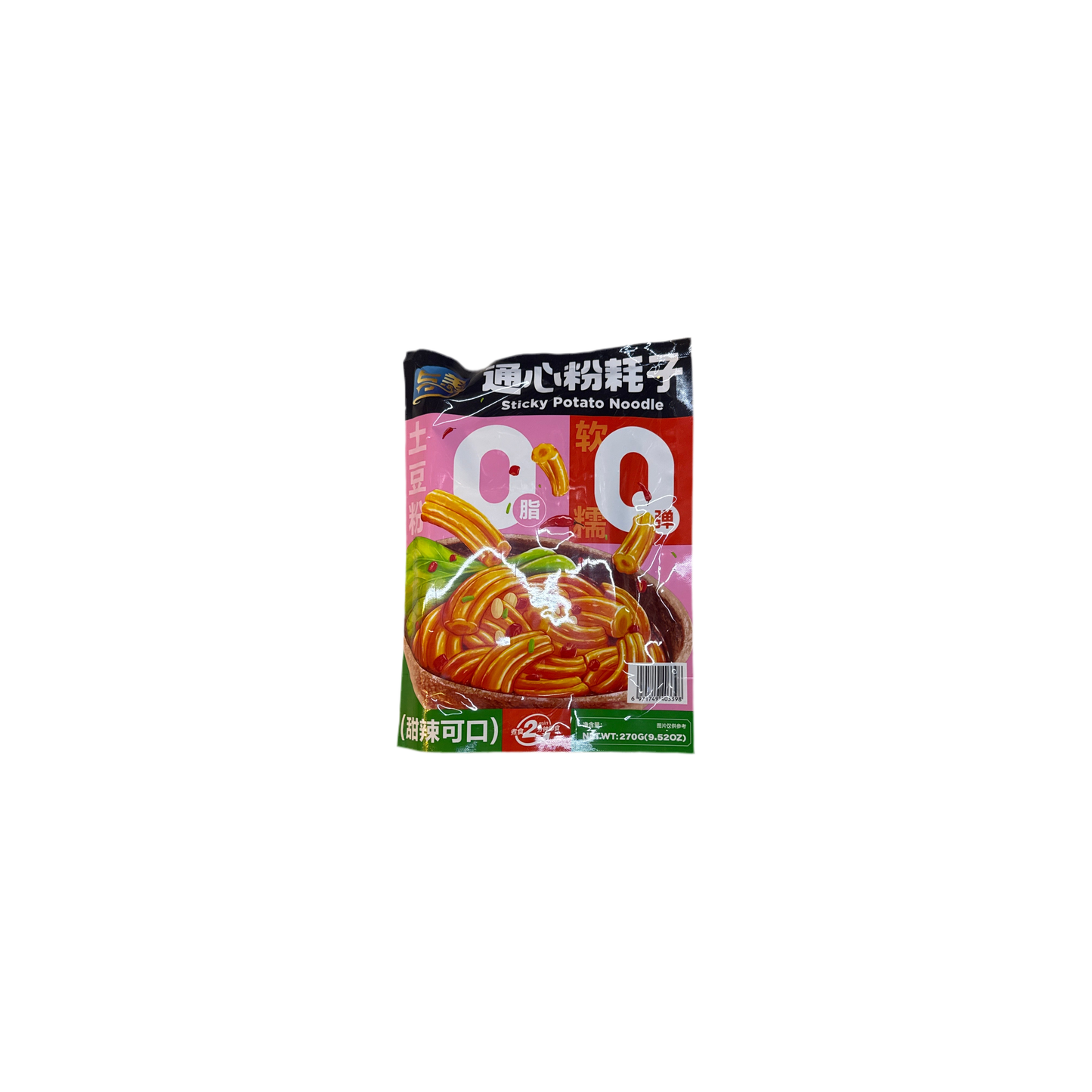 Yumei - Macaroni with Sweet and Spicy Mouse Flavor 270g