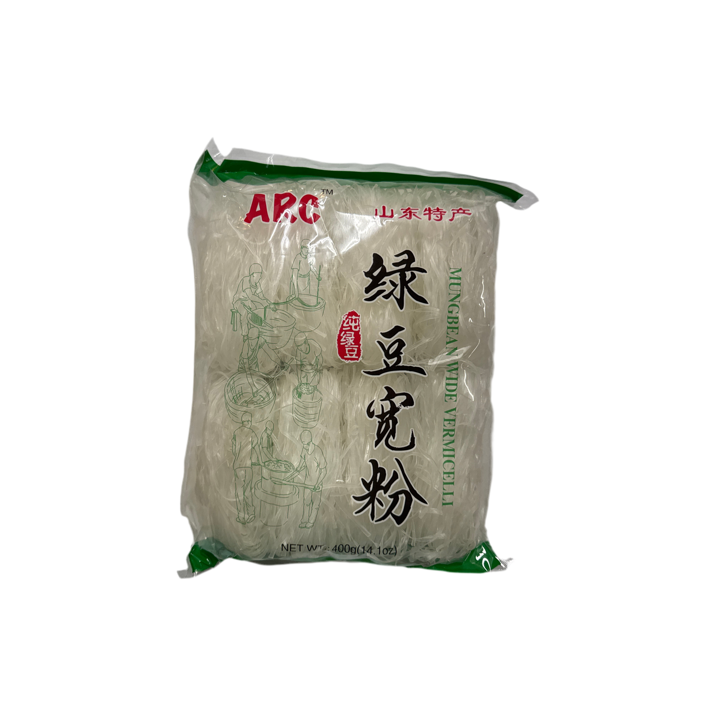 ARC - Mung Bean Wide Noodles 14oz