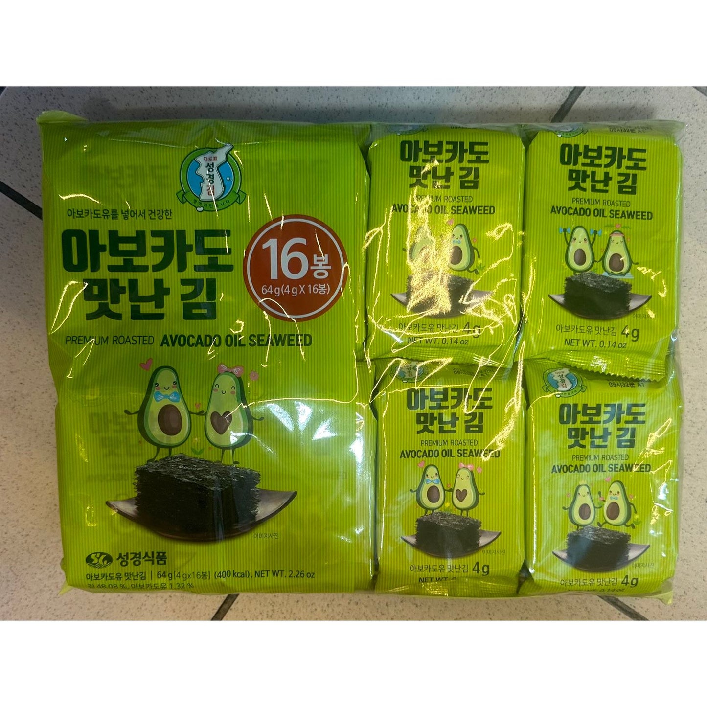 Korean seaweed, (16*4)g