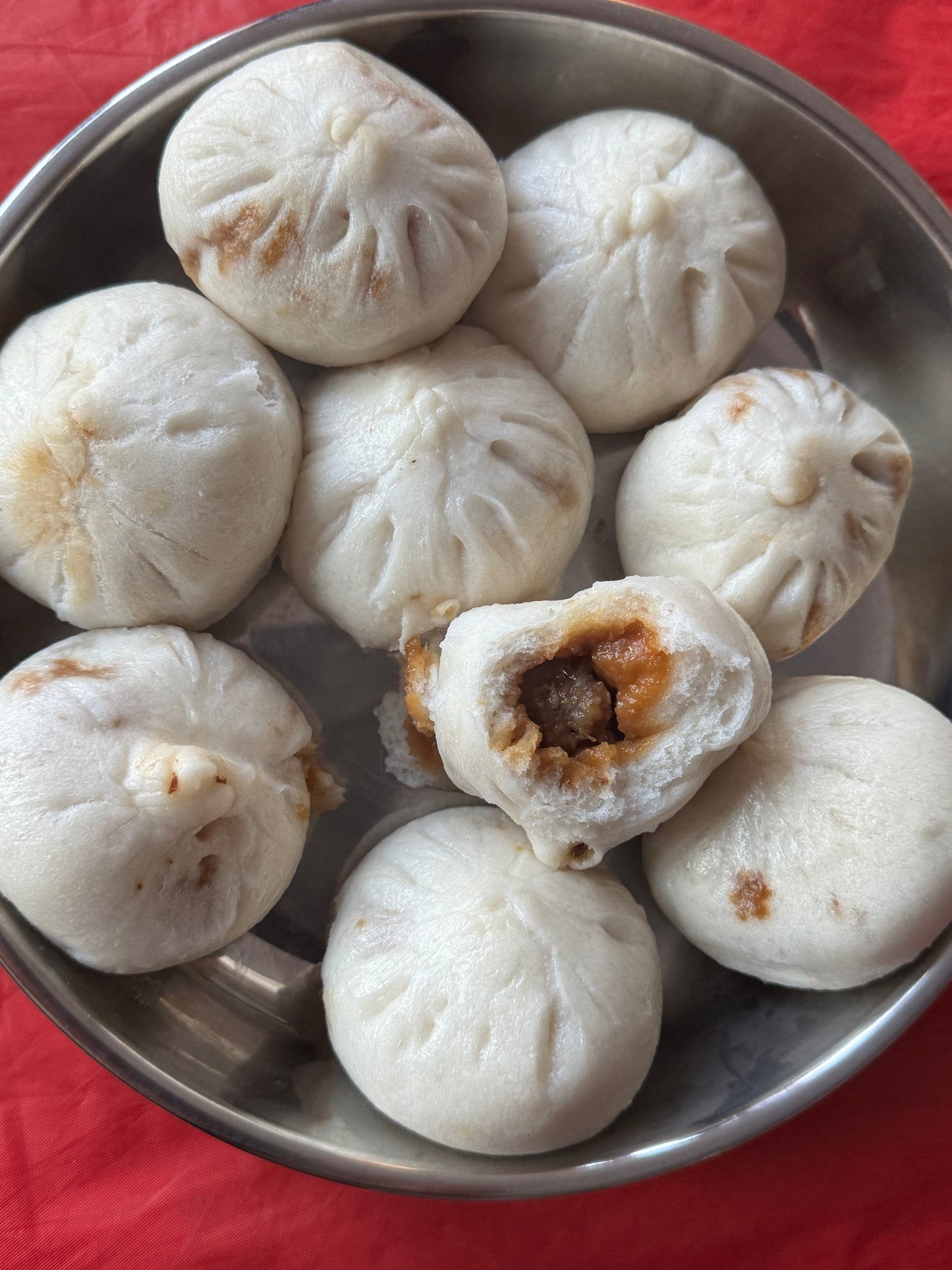 Handmade - Small steamed buns (pork, 50 pieces per pack)
