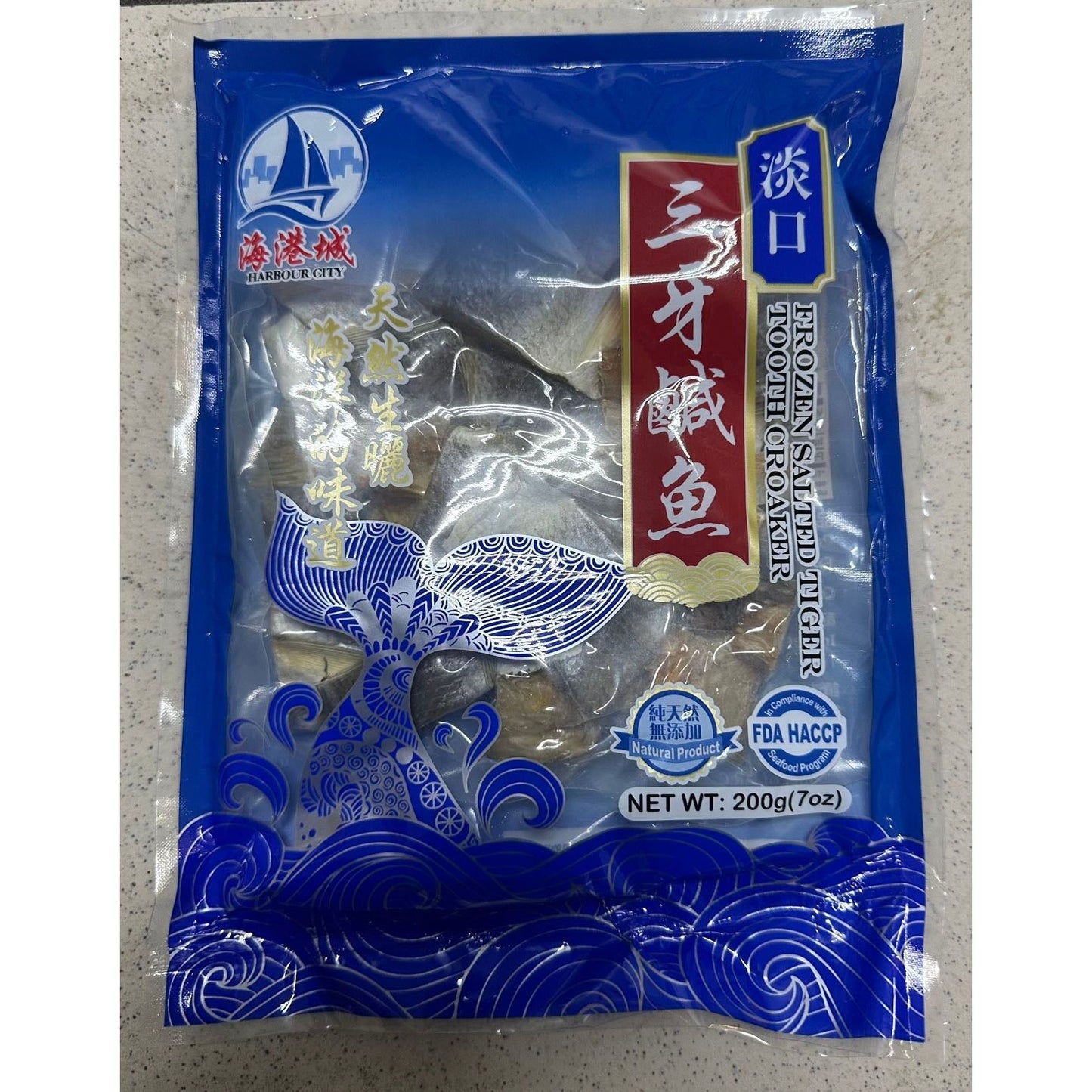 Light-mouthed three-tooth dried fish 200g