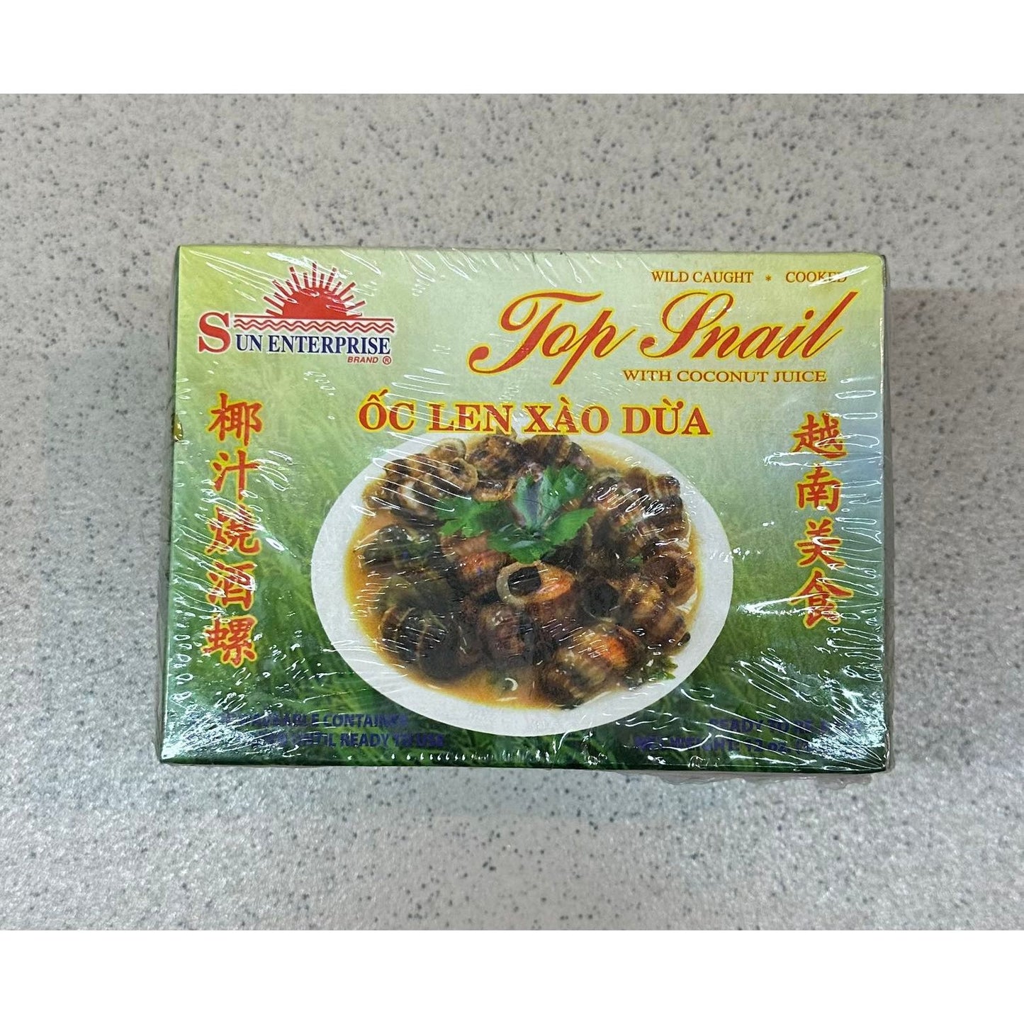 Coconut milk snails