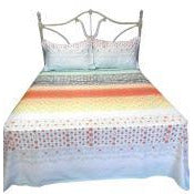 81-Wonderful World Pure Cotton Bed Sheet