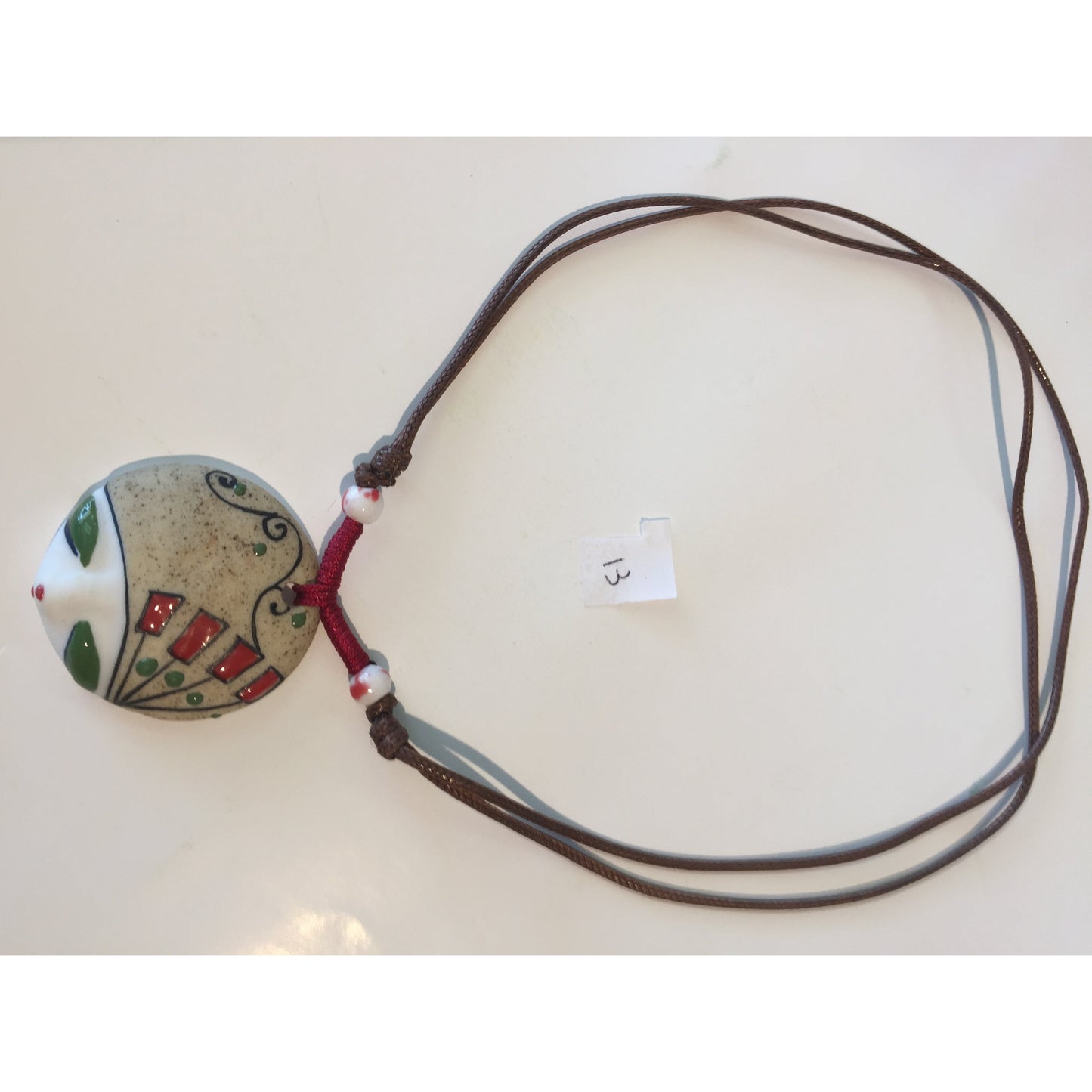 13 Sprout Porcelain/Mask Necklace