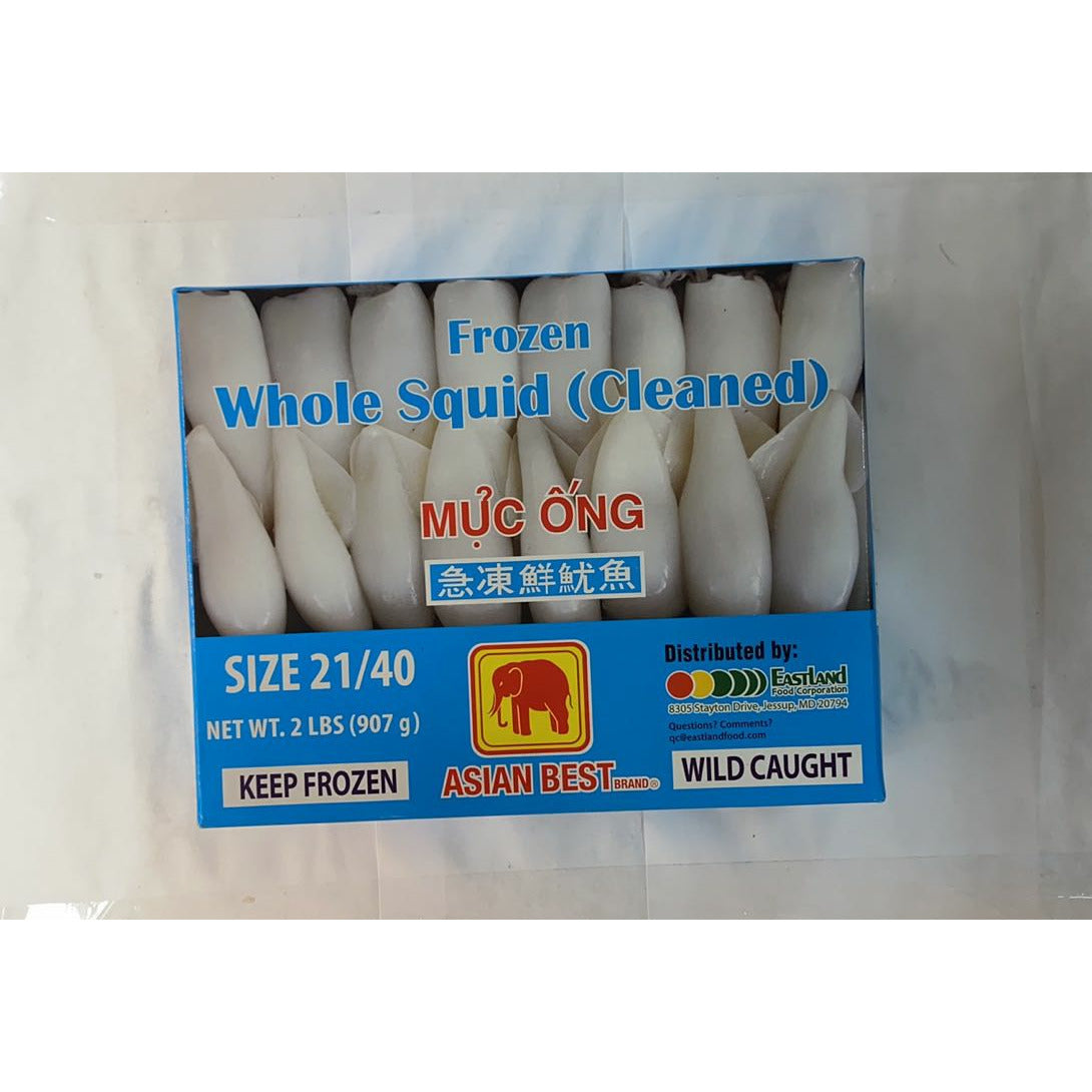 AB Quick Frozen Fresh Squid 2/lb