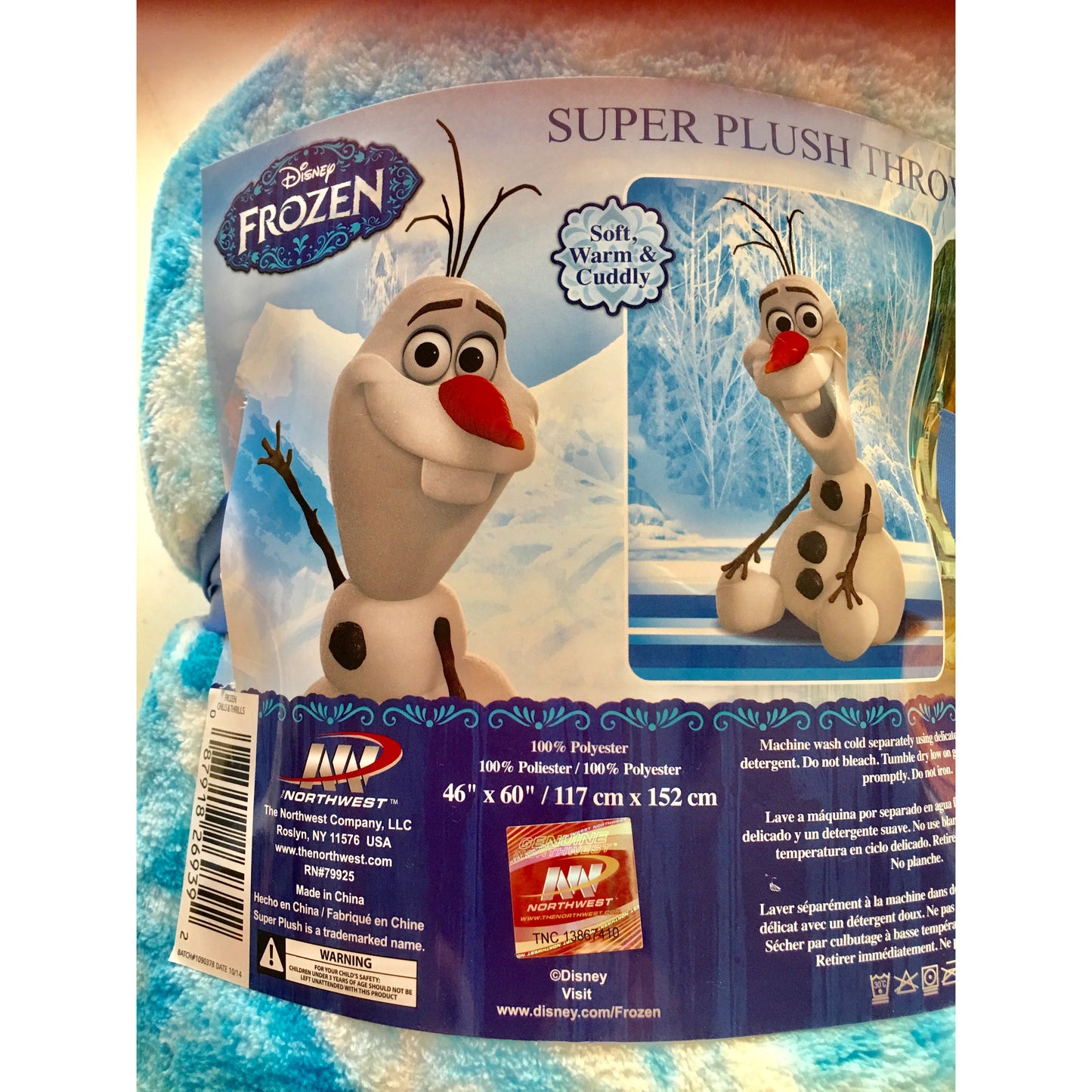 ♣️Cartoon Fleece Children's Blanket (#3546) Frozen