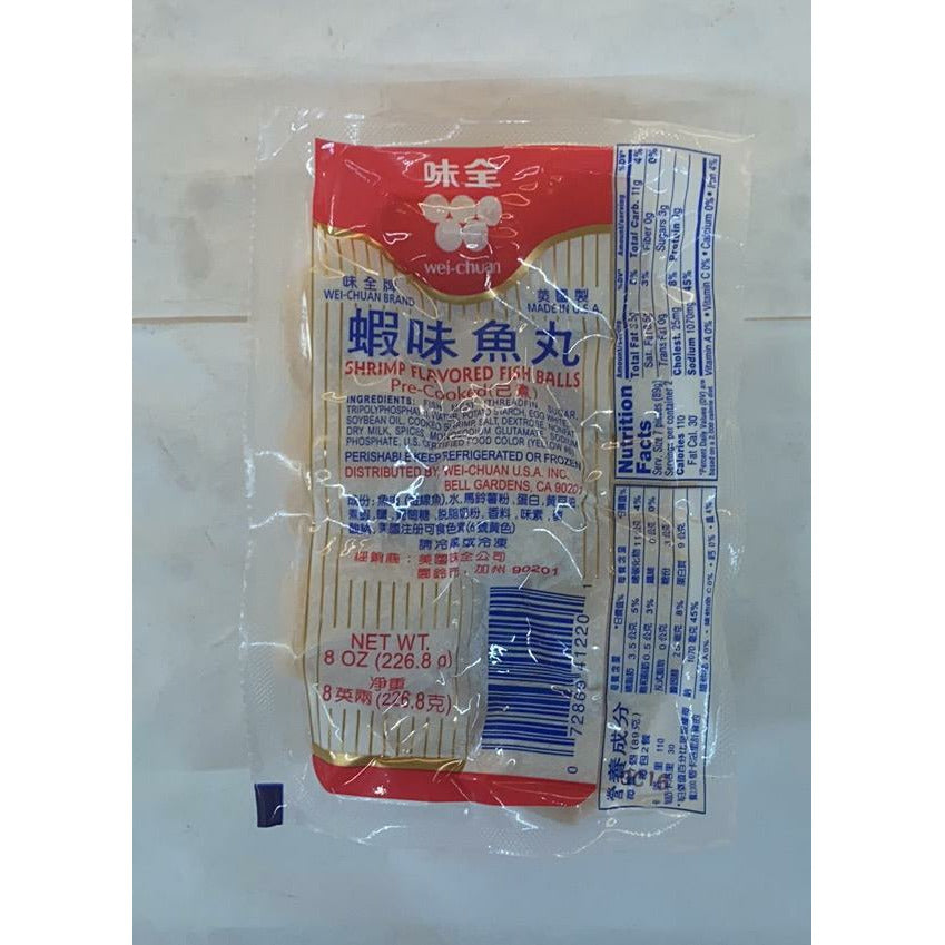 Weiquan Shrimp Flavor Fish Balls 8 oz