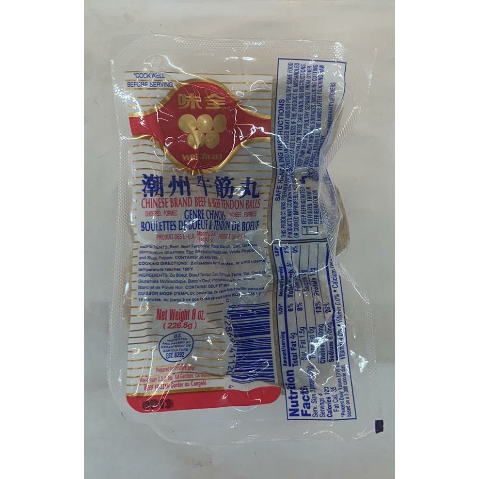Wei Chuan Chaozhou Beef Tendon Balls 8oz