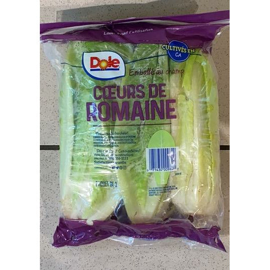 Lettuce - Bagged Romaine Lettuce, 3 heads