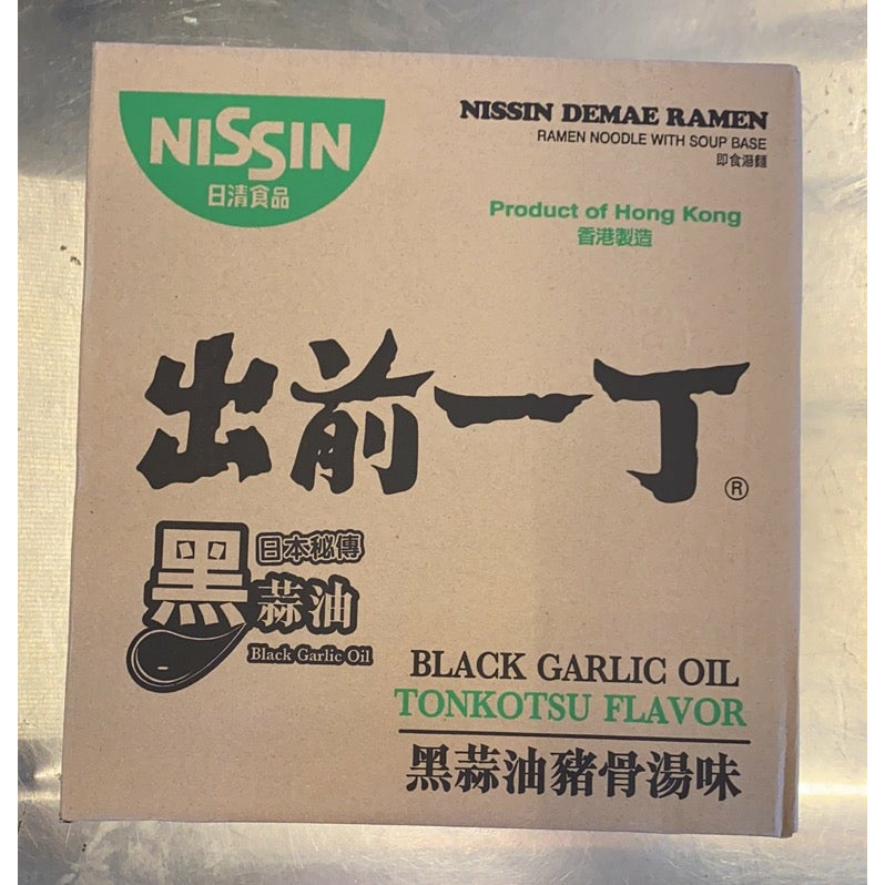 Demae Iccho (Black Garlic Oil Pork Bone Soup Flavor) 100g x 30 packs