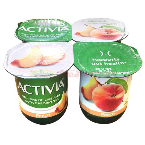 Activia Yogurt 4-Pack (Peach Flavor)