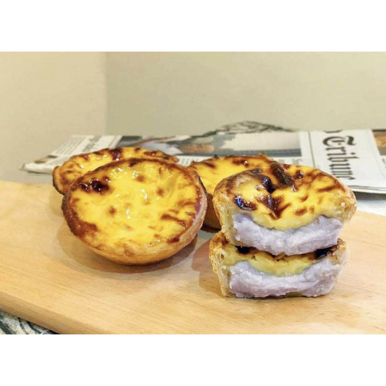 9-Taro Paste Egg Tart 2 pieces