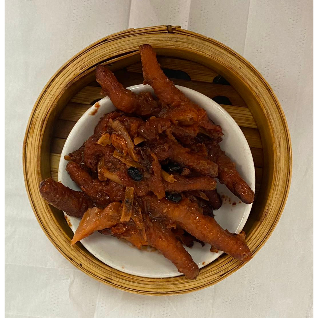 Dim Sum: Black Bean Chicken Feet (One Serving)