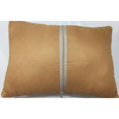 80 - Car Lumbar Support (Faux Leather - Zipper on Back) - Coffee Color