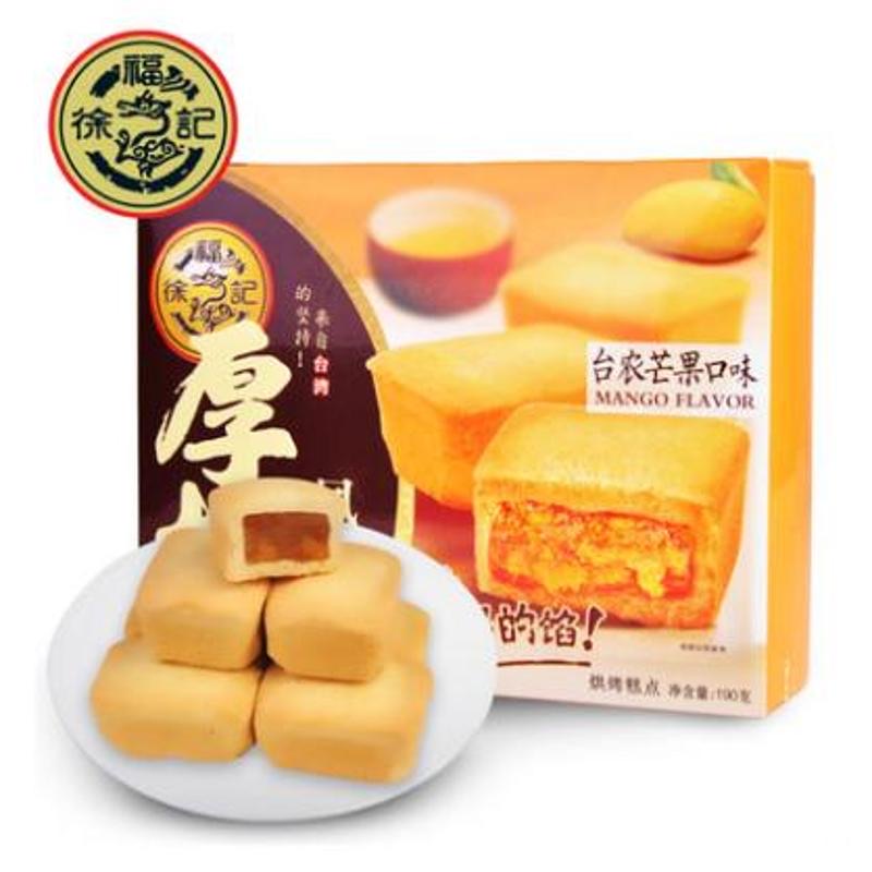 Xu Fu Ji Thick-Cut Pineapple Cake, Taiwan Mango Flavor 190g