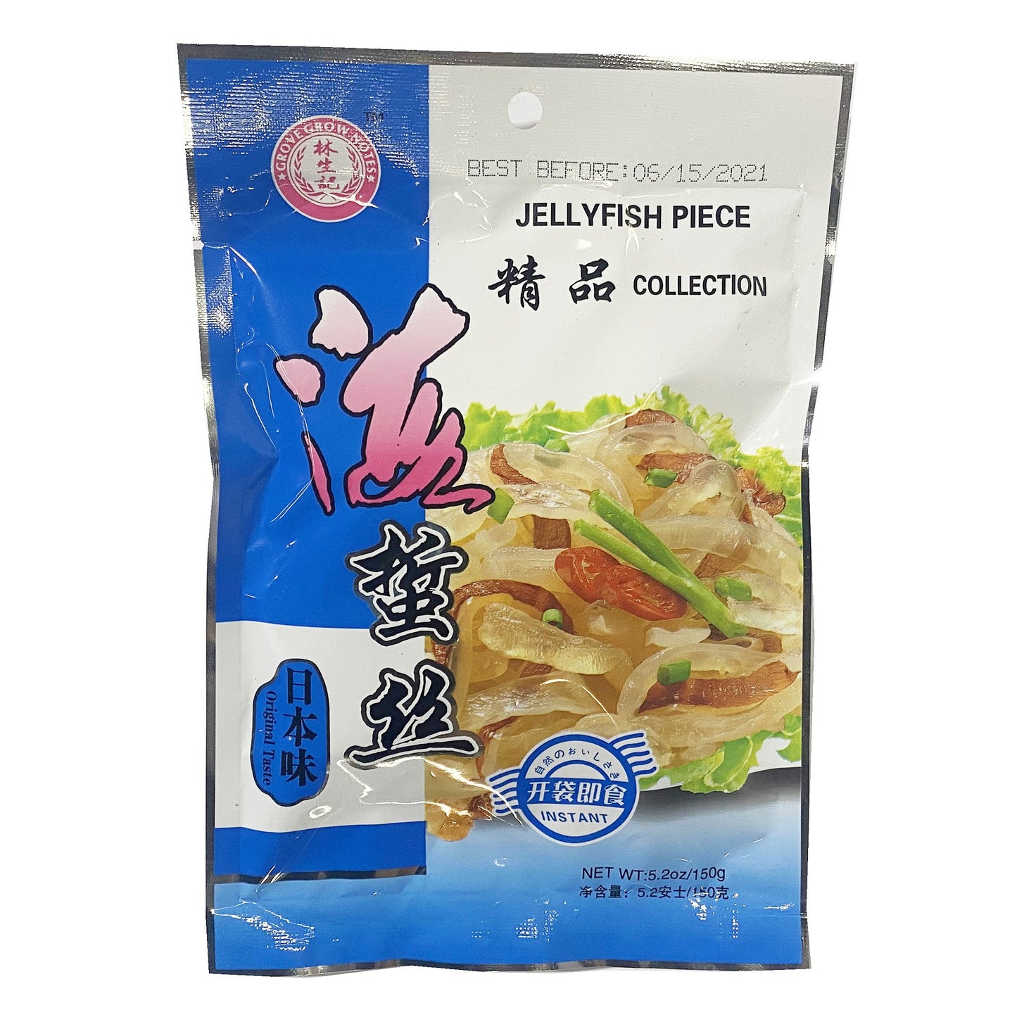 Linshengji - Jellyfish Strips (Japanese Flavor) 150g