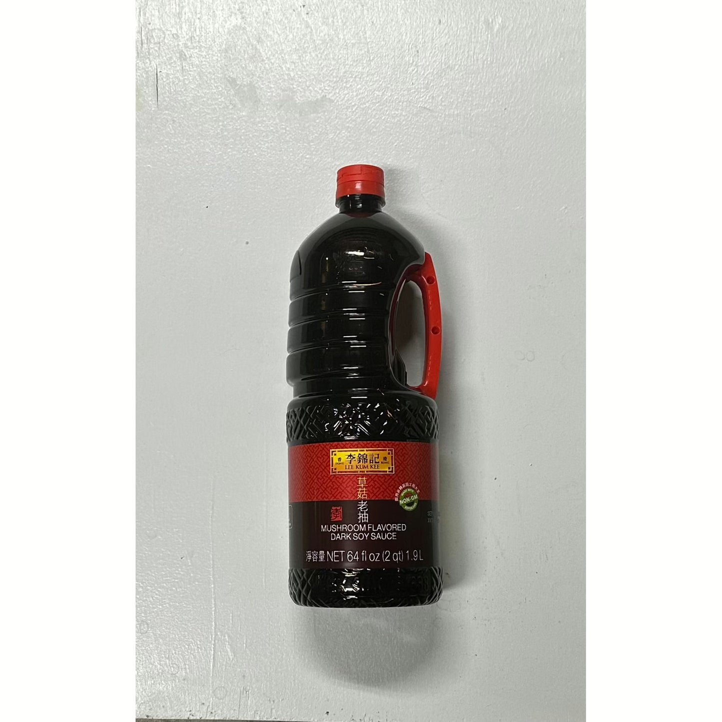 1-LKK Straw Mushroom Dark Soy Sauce (Large) 59 fl oz, January 26, expired