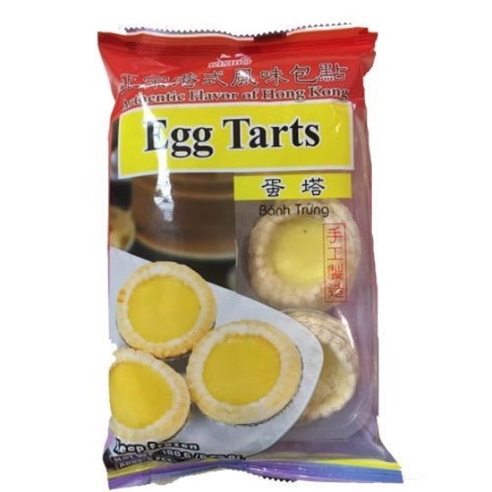 Jin Bao - Semi-finished Egg Tarts 6 pcs ~180g Pack
