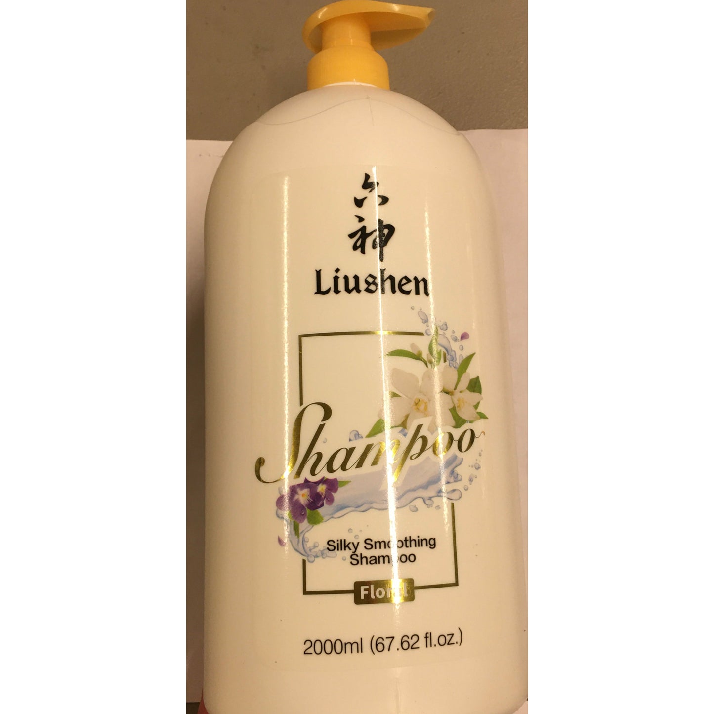 1-Liushen Softening Shampoo (Extra Large Bottle, Matcha or Floral Scent), 2000g