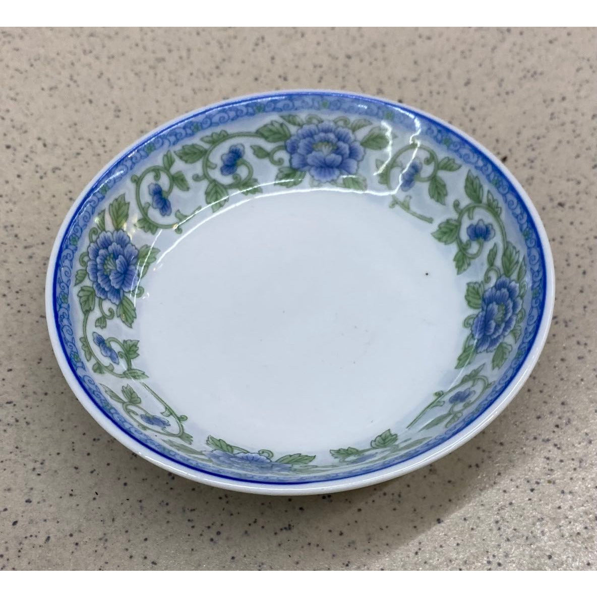 1-Sauce Dish (Green Flower)