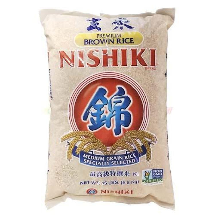 Rice - Jin brand brown rice 15lbs
