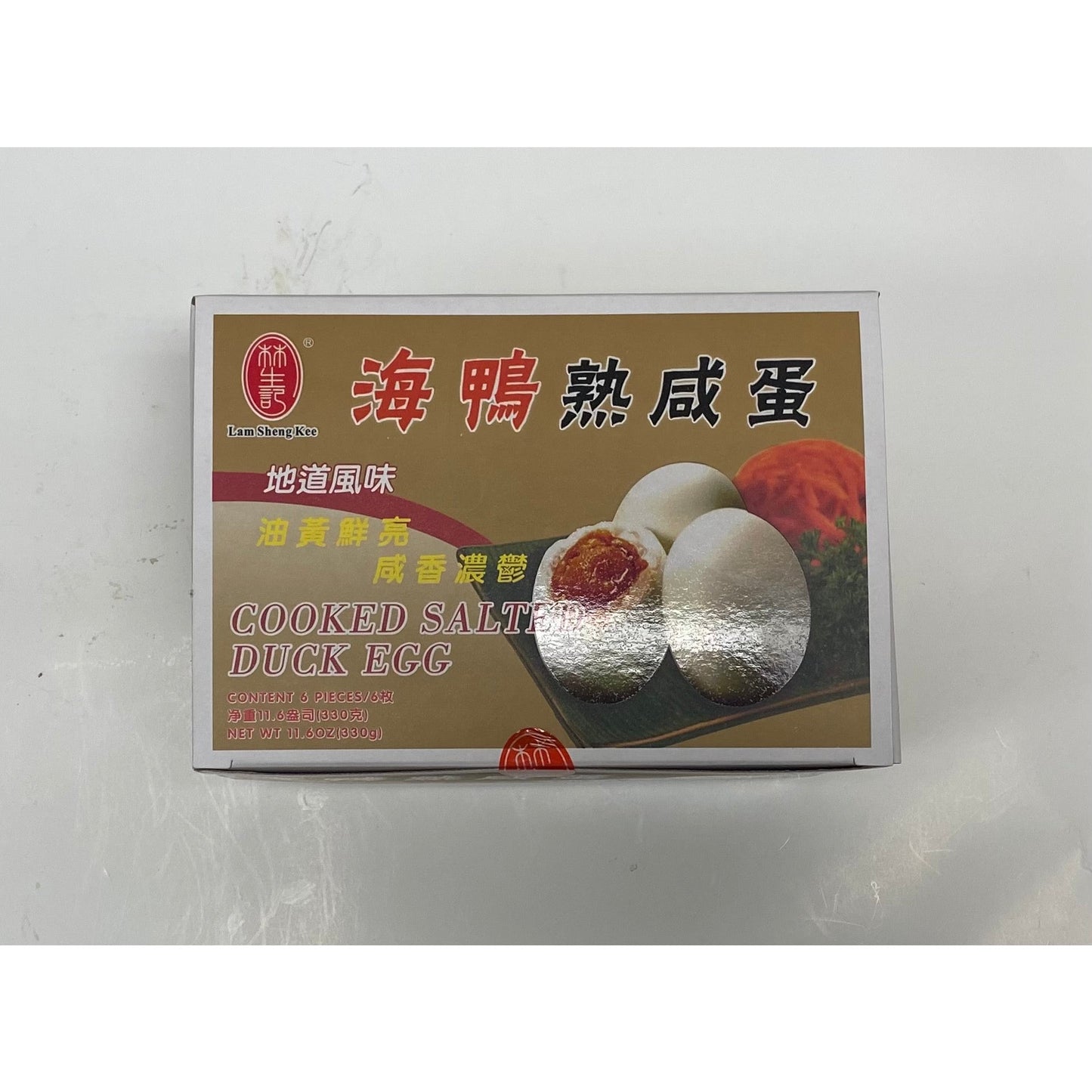 Lanshengji - Cooked Salted Duck Eggs 6 Pieces