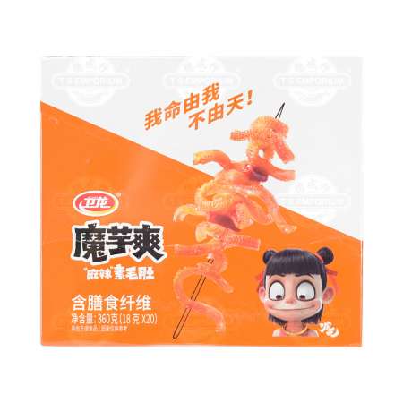 1-Weilong Konjac Snack - Spicy (Boxed) 360g