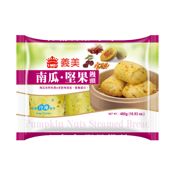 I-Mei Pumpkin & Nut Steamed Bun 480g