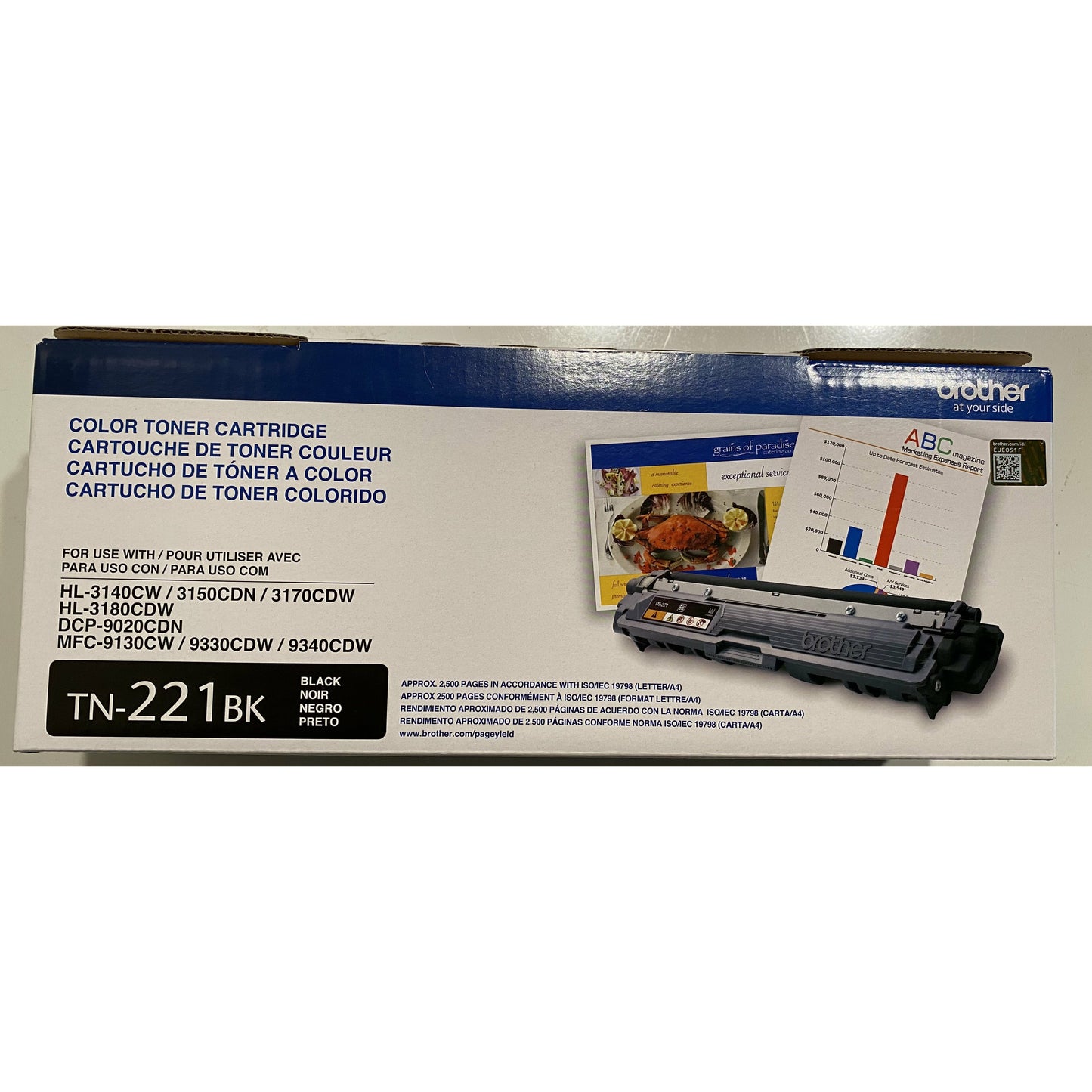 Original brother TN-221 BK Black Toner cartridge