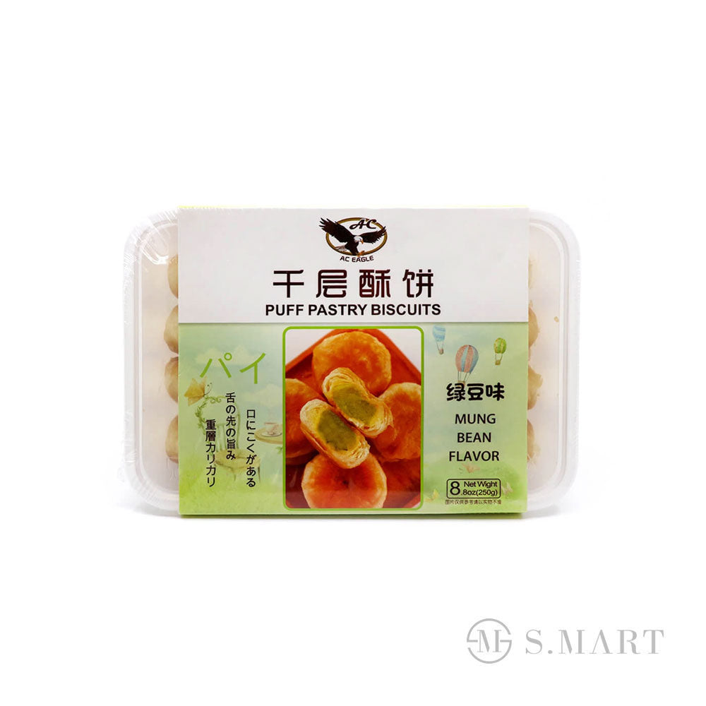 AC - Thousand-layer crisp cake 8 pieces (mung bean flavor) 250g