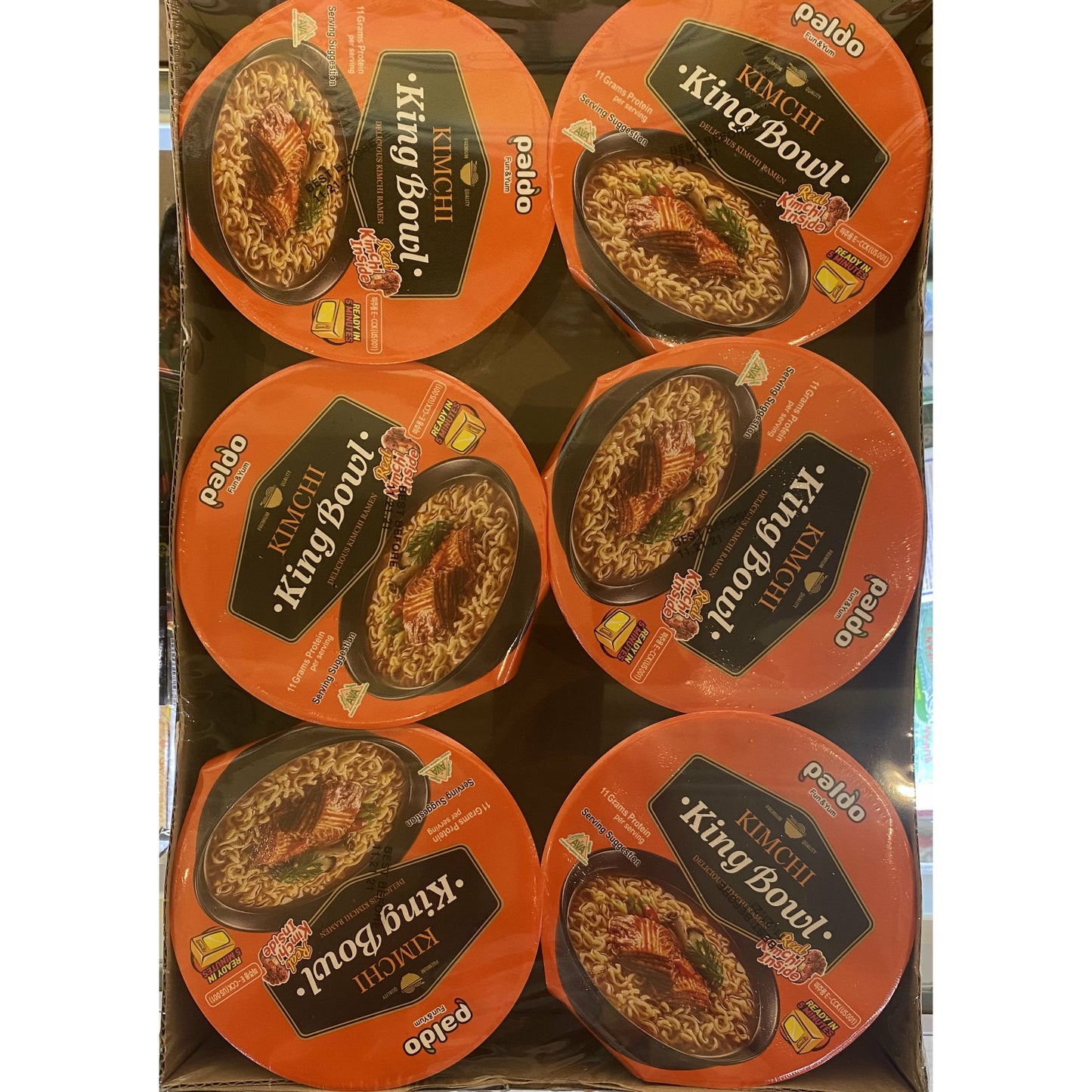 Badao Korean kimchi bowl noodles 6 bowls