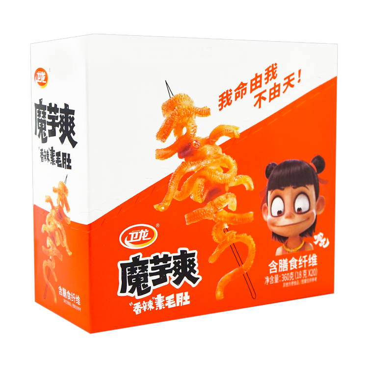 1- Weilong Konjac Snack - Spicy (Box) 360g