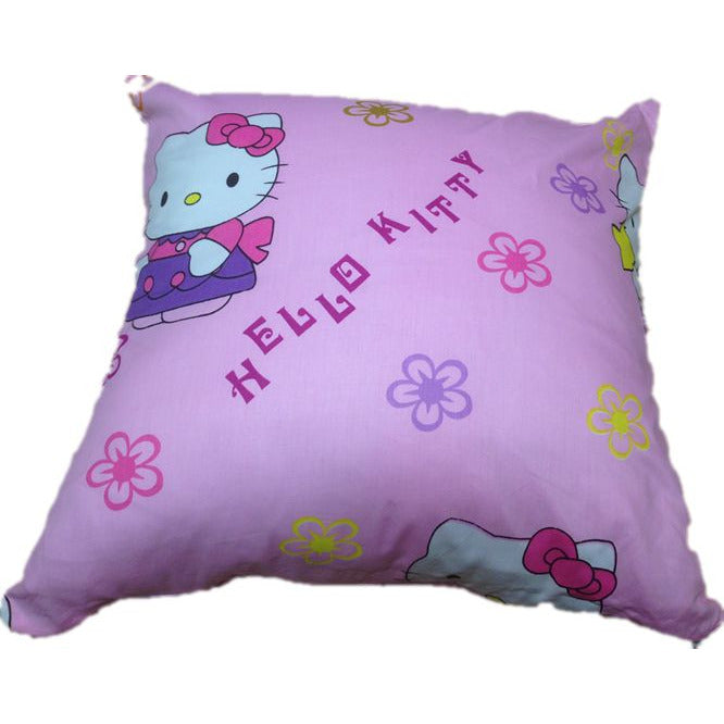 (KT Cat) 100% Cotton Square Pillowcase