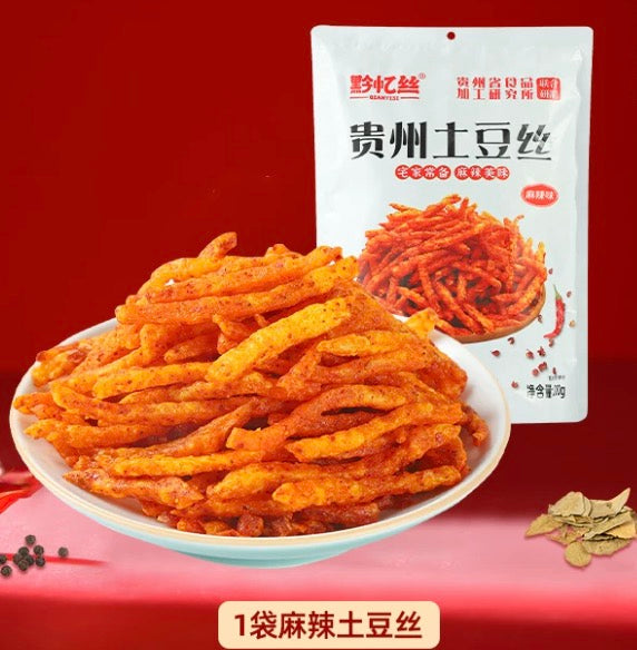 1- Qianyi Spicy Sweet Potato Shreds Guizhou Style