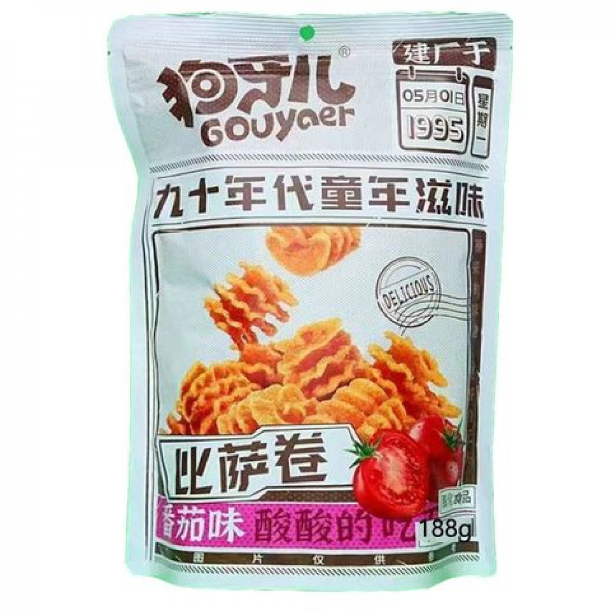 Gouyaer Pizza Roll Tomato Flavor 288g