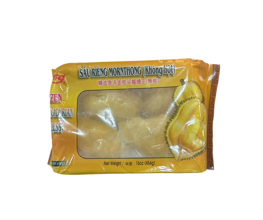 Quick-frozen golden pillow durian meat (tree cooked) 450g