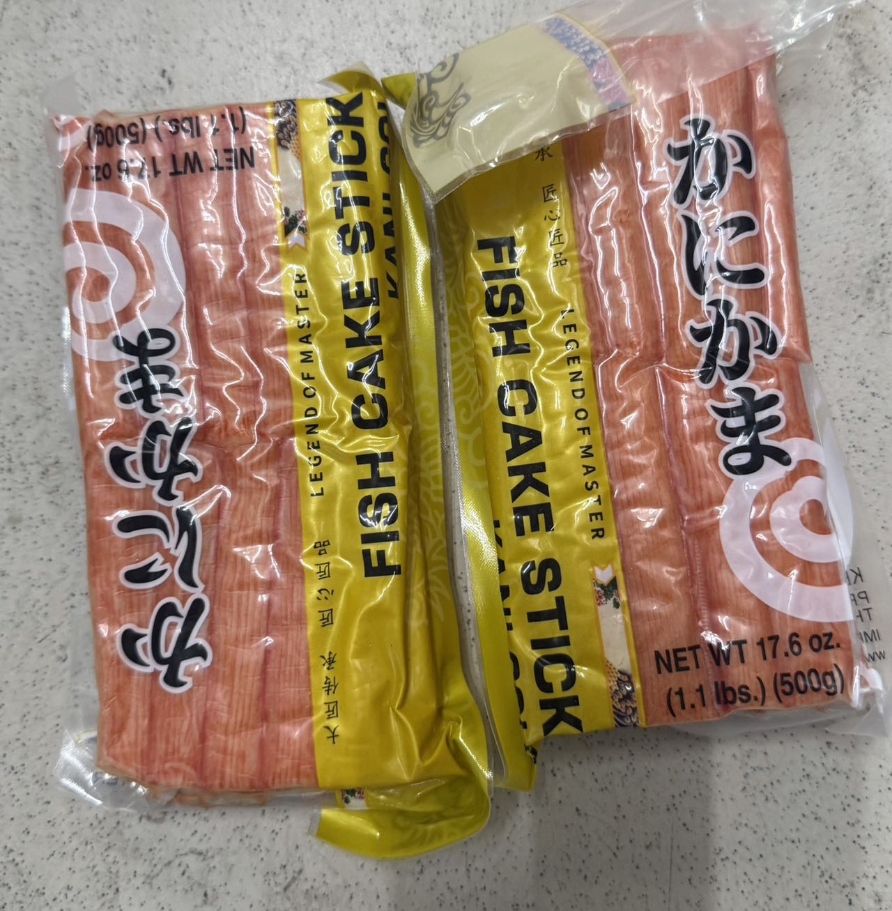 Crab sticks (ok, 17.6 oz