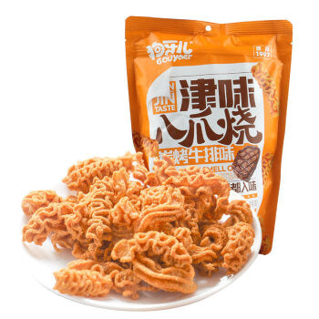 狗牙儿-津味八爪烧炭烤牛排味288克