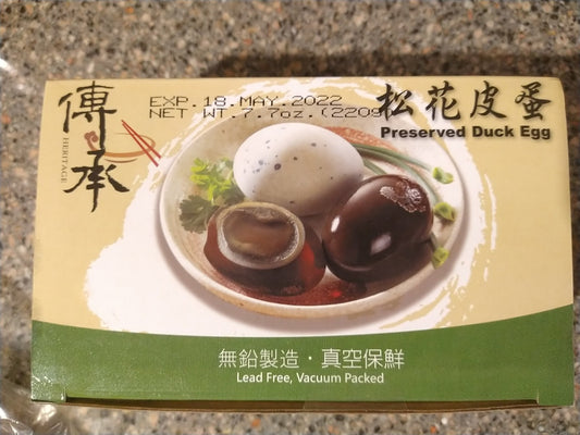 Heritage preserved eggs